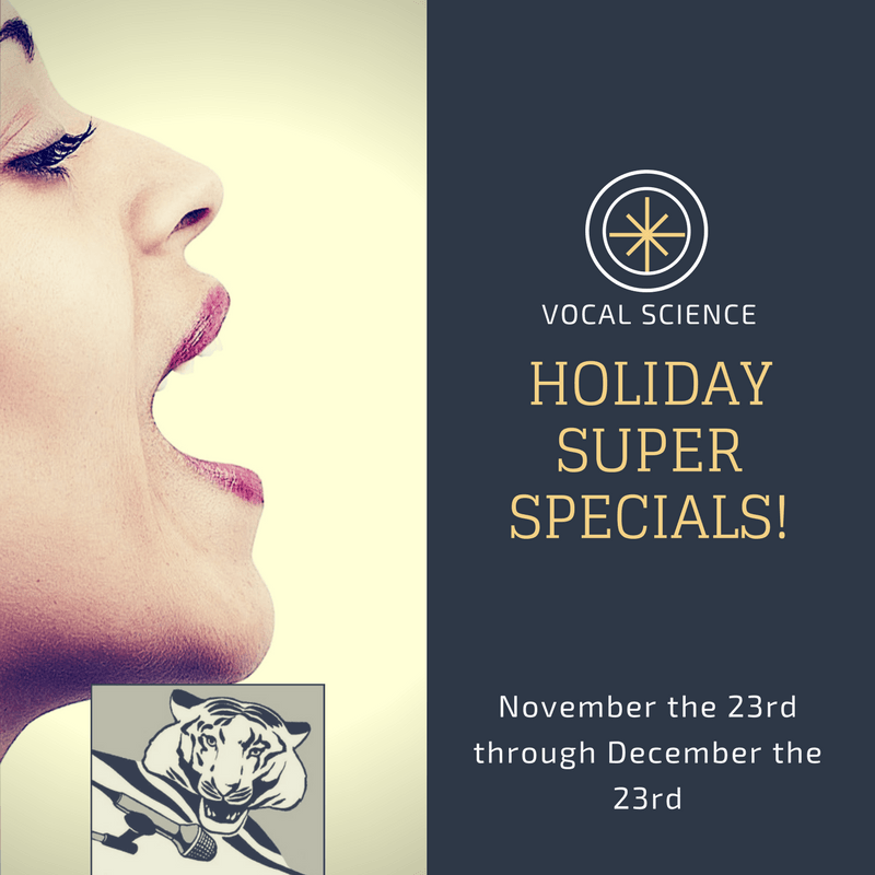 Vocal Science Holiday Promotion!