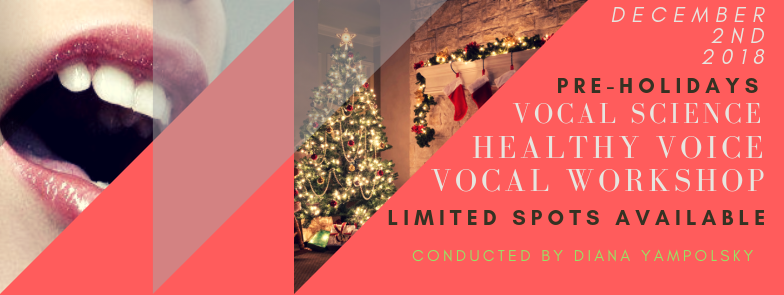 Vocal Science Workshop - December 2nd 2018